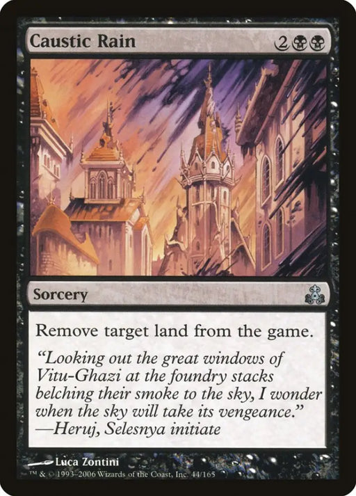 Caustic Rain [Guildpact] - MTG Single