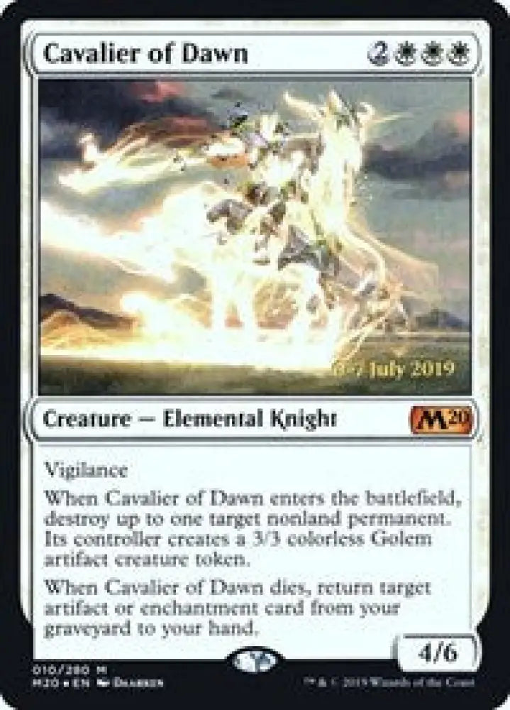 Cavalier of Dawn (10) [Prerelease Cards]