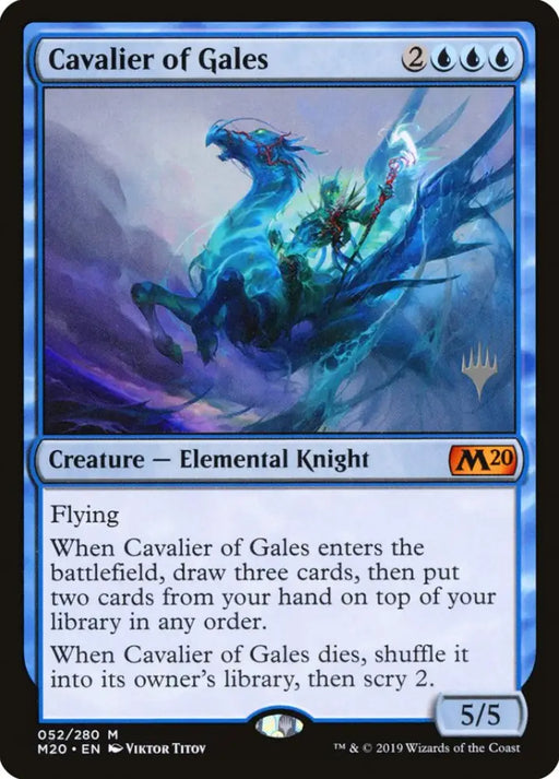 Cavalier of Gales (Promo Pack) [Core Set 2020 Promos] - MTG Single