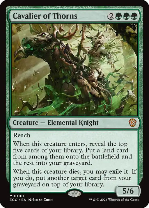 Cavalier of Thorns (100) [Lorwyn Eclipsed Commander]