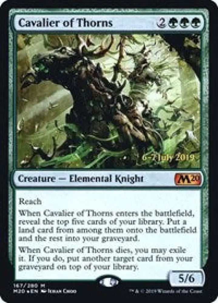 Cavalier of Thorns (167) [Prerelease Cards]