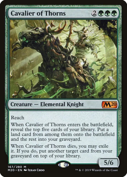 Cavalier of Thorns [Core Set 2020] - MTG Single