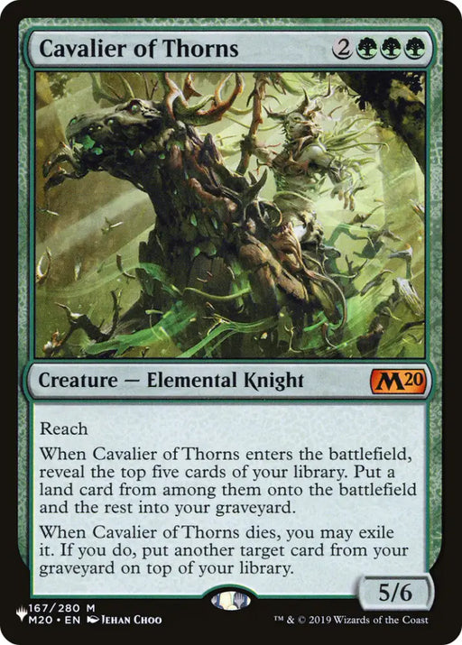 Cavalier of Thorns [The List] - MTG Single