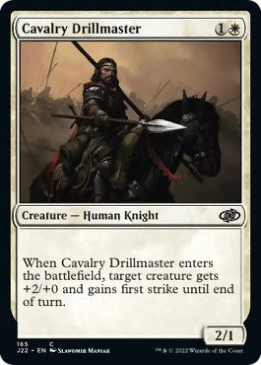 Cavalry Drillmaster [Jumpstart 2022] - MTG Single