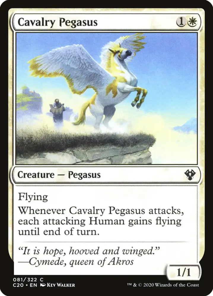 Cavalry Pegasus [Commander 2020] - MTG Single
