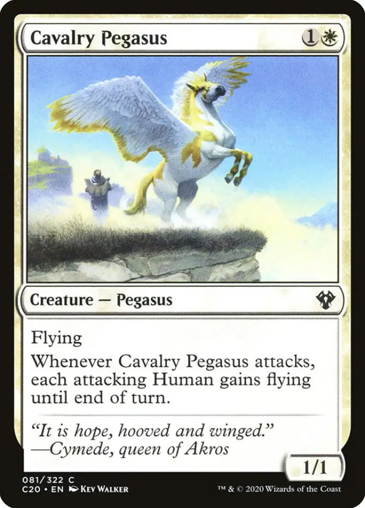 Cavalry Pegasus [Commander 2020] - MTG Single