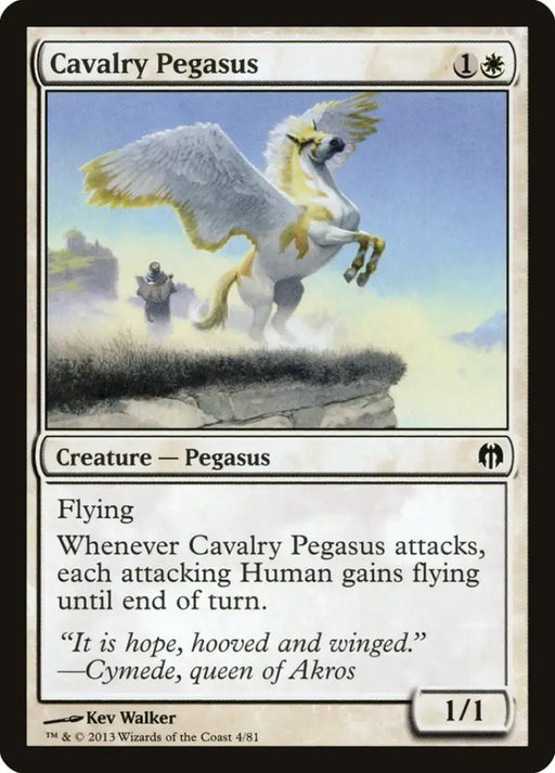 Cavalry Pegasus [Duel Decks: Heroes vs. Monsters] - MTG Single