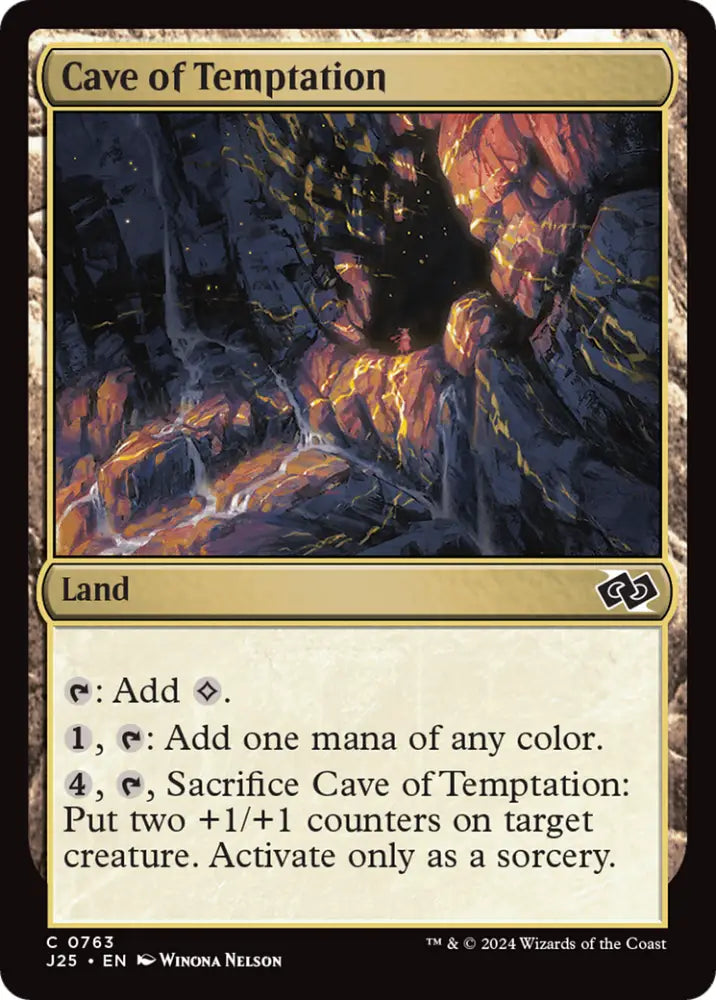 Cave of Temptation [Foundations Jumpstart] - MTG Single