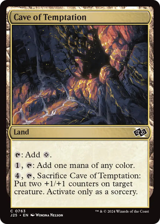 Cave of Temptation [Foundations Jumpstart] - MTG Single