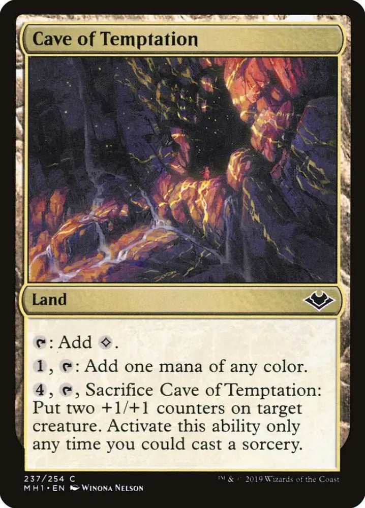 Cave of Temptation [Modern Horizons] - MTG Single