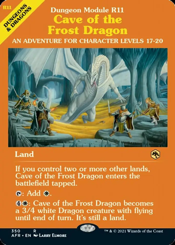 Cave of the Frost Dragon (Dungeon Module) [Dungeons & Dragons: Adventures in the Forgotten Realms] - MTG Single