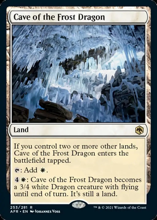 Cave of the Frost Dragon [Dungeons & Dragons: Adventures in the Forgotten Realms] - MTG Single