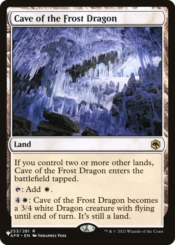 Cave of the Frost Dragon [The List] - MTG Single