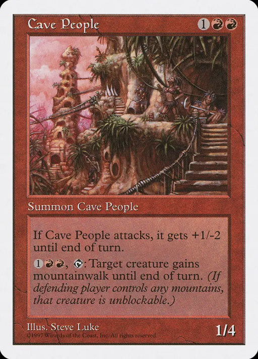 Cave People [Fifth Edition] - MTG Single