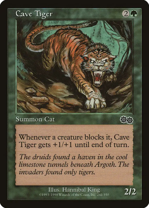 Cave Tiger [Urza’s Saga] - MTG Single