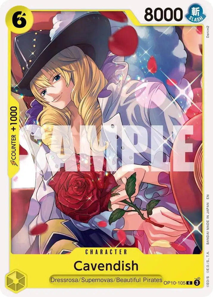 Cavendish - OP10-105 (Reprint) [Premium Booster -The Best- Vol. 2]