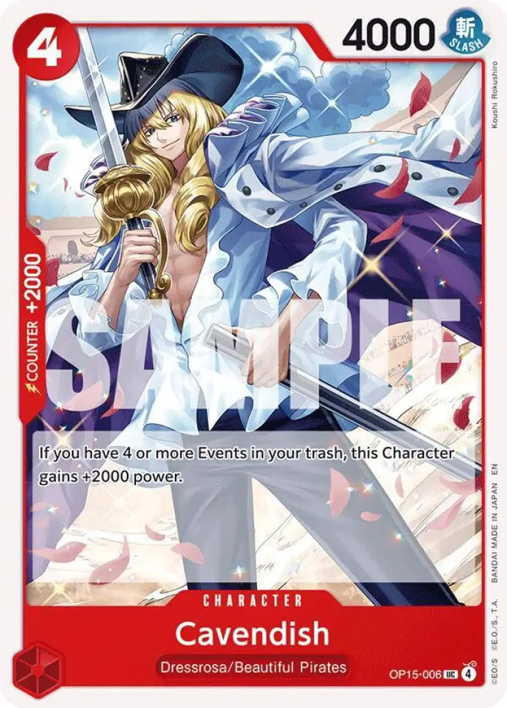 Cavendish (OP15-006) [Adventure on Kami's Island]