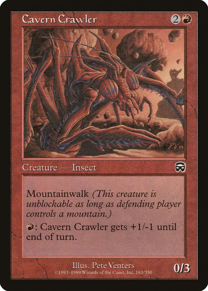 Cavern Crawler [Mercadian Masques] - MTG Single