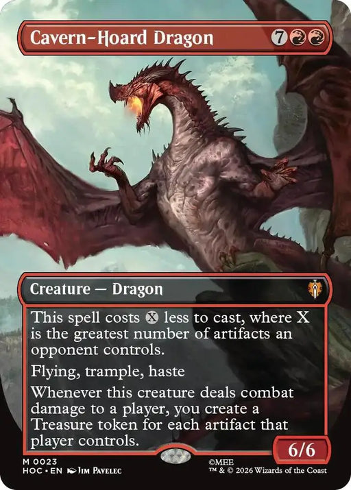 Cavern-Hoard Dragon (Borderless) (23) [The Hobbit: Eternal-Legal]