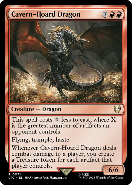 Cavern-Hoard Dragon [The Lord of the Rings: Tales of Middle-Earth Commander] - MTG Single