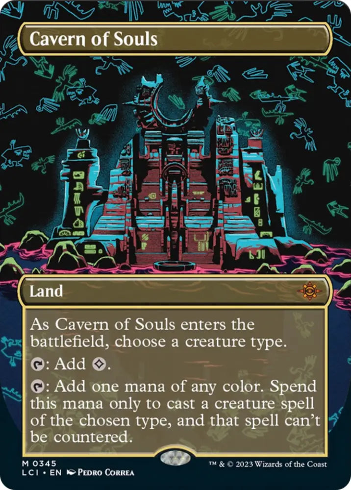 Cavern of Souls (0345) (Borderless) [The Lost Caverns of Ixalan] - MTG Single