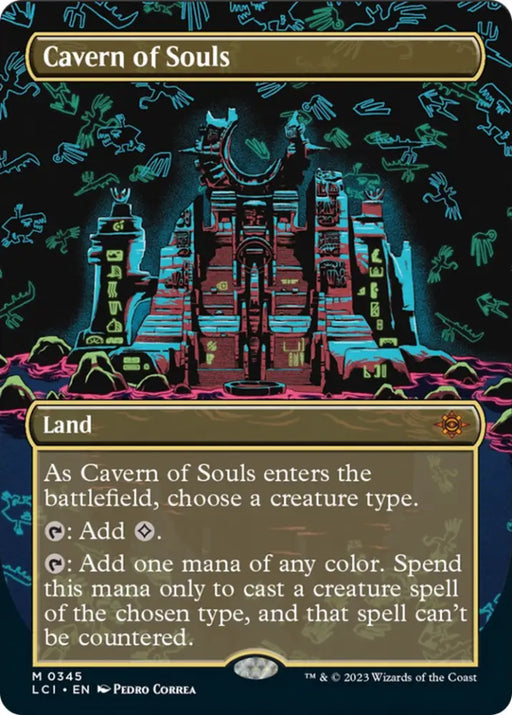 Cavern of Souls (0345) (Borderless) [The Lost Caverns of Ixalan] - MTG Single