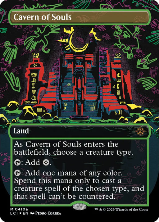 Cavern of Souls (0410a) (Borderless) [The Lost Caverns of Ixalan] - MTG Single