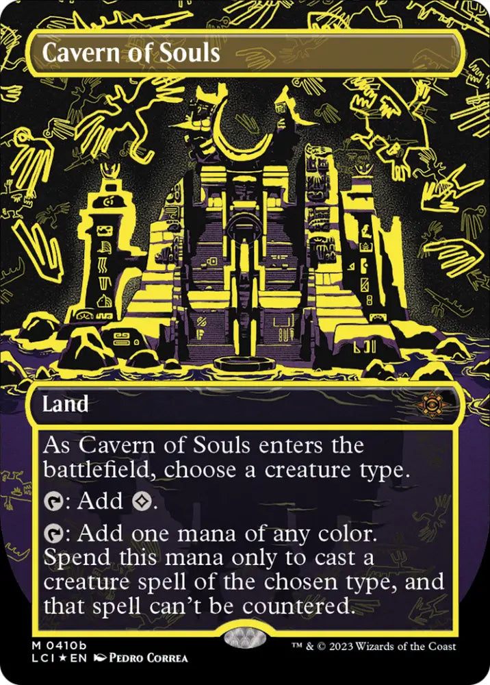 Cavern of Souls (0410b) (Borderless) [The Lost Caverns of Ixalan] - MTG Single
