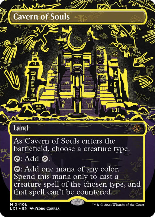 Cavern of Souls (0410b) (Borderless) [The Lost Caverns of Ixalan] - MTG Single
