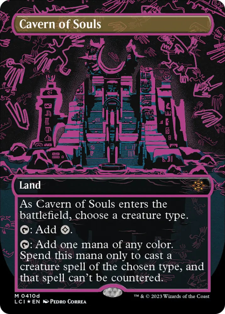 Cavern of Souls (0410d) (Borderless) [The Lost Caverns of Ixalan] - MTG Single