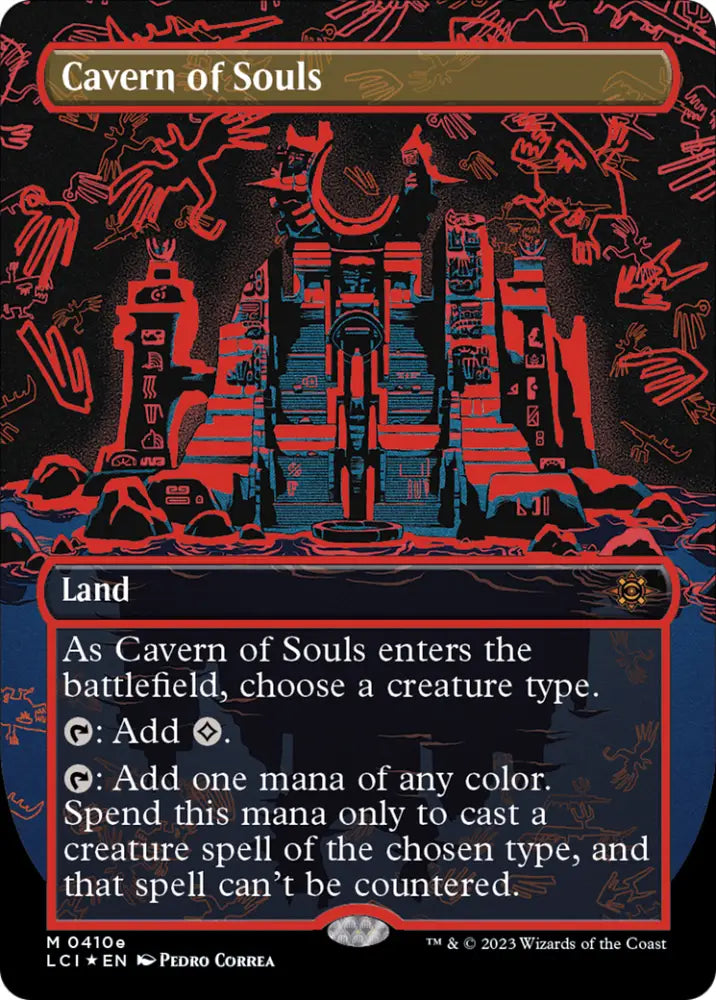 Cavern of Souls (0410e) (Borderless) [The Lost Caverns of Ixalan] - MTG Single
