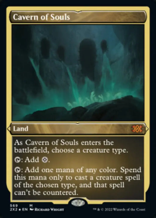 Cavern of Souls (Foil Etched) [Double Masters 2022] - MTG Single