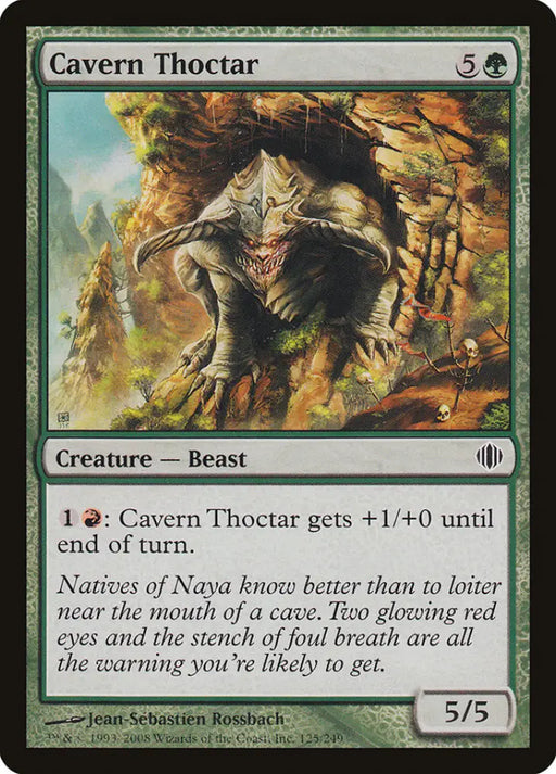 Cavern Thoctar [Shards of Alara] - MTG Single