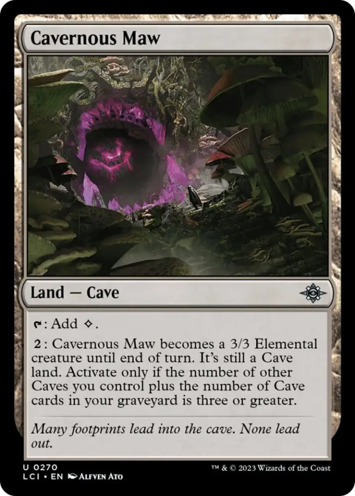 Cavernous Maw [The Lost Caverns of Ixalan] - MTG Single