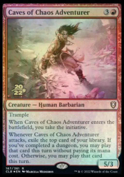 Caves of Chaos Adventurer [Commander Legends: Battle for Baldur’s Gate Prerelease Promos] - MTG Single