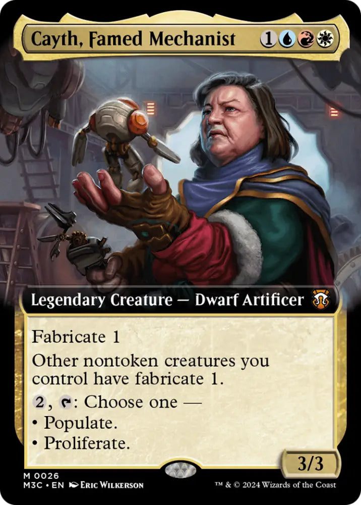 Cayth Famed Mechanist (Extended Art) [Modern Horizons 3 Commander] - MTG Single