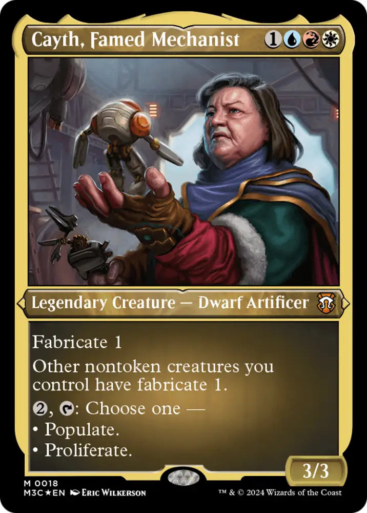 Cayth Famed Mechanist (Foil Etched) [Modern Horizons 3 Commander] - MTG Single