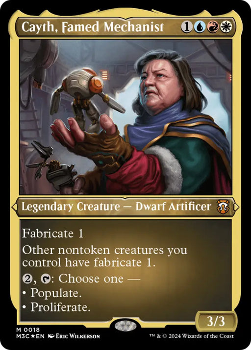 Cayth Famed Mechanist (Foil Etched) [Modern Horizons 3 Commander] - MTG Single