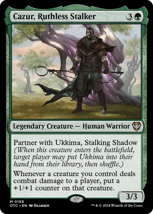 Cazur Ruthless Stalker [Outlaws of Thunder Junction Commander] - MTG Single
