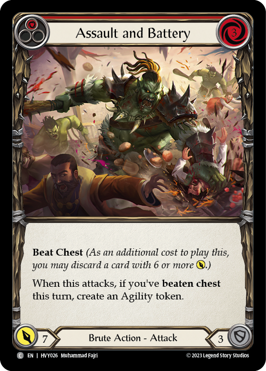 Assault and Battery (Red) [Heavy Hitters]