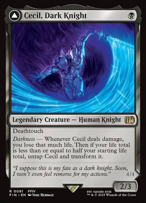 Cecil, Dark Knight // Cecil, Redeemed Paladin (91) [Final Fantasy]