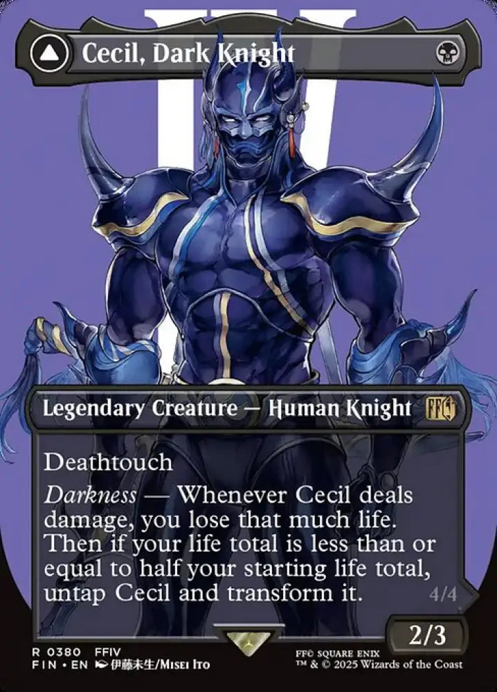Cecil, Dark Knight // Cecil, Redeemed Paladin (380) [Final Fantasy]