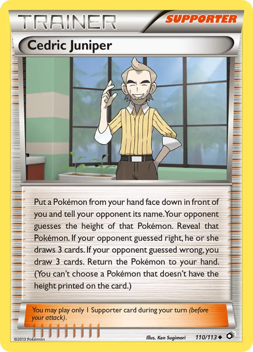 Cedric Juniper (110/113) [Black & White: Legendary Treasures] - Pokemon Single