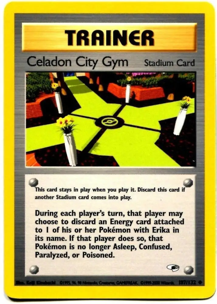 Celadon City Gym (107/132) [Gym Heroes Unlimited] - Pokemon Single