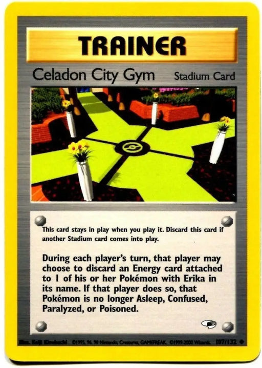 Celadon City Gym (107/132) [Gym Heroes Unlimited] - Pokemon Single