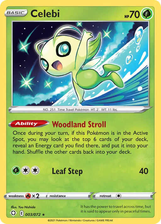 Celebi (003/072) [Sword & Shield: Shining Fates] - Pokemon Single
