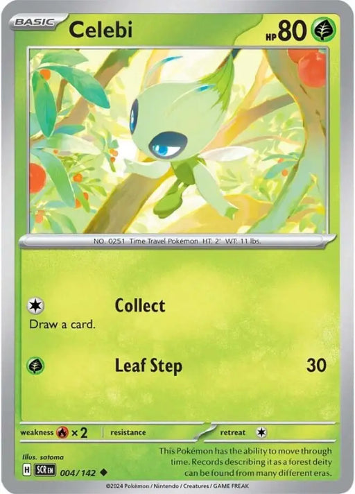 Celebi (004/142) [Scarlet & Violet: Stellar Crown] - Pokemon Single