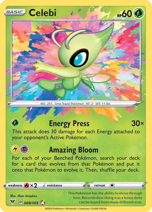 Celebi (009/185) [Sword & Shield: Vivid Voltage] - Pokemon Single