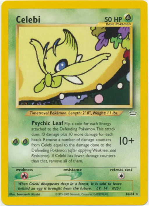 Celebi (16/64) [Neo Revelation Unlimited] - Pokemon Single