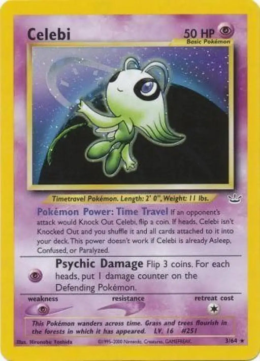 Celebi (3/64) [Neo Revelation Unlimited] - Pokemon Single